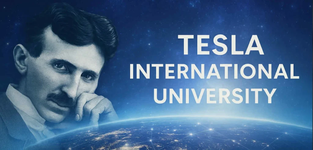 Nikola Tesla i Tesla International University prikazani kroz viziju globalne povezanosti, svijesti i budućnosti tehnologije