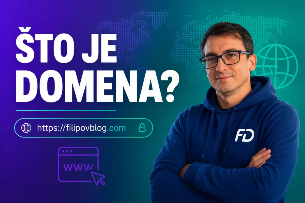 Domena ili web stranica – Filip Dorić objašnjava što je domena i kako funkcionira kao adresa web stranice