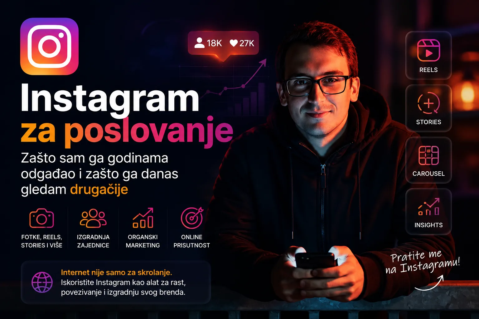Instagram za poslovanje: zašto sam godinama odgađao Instagram i zašto ga danas gledam drugačije